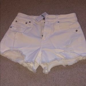 High rise American angle white shirts